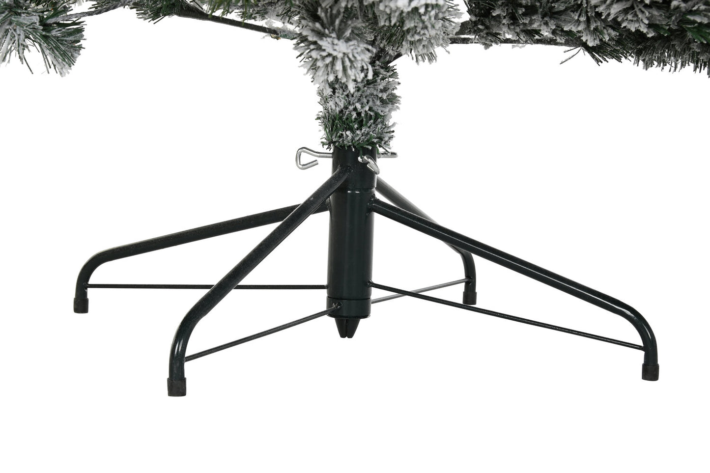 ARBOL PE METAL 1X1X210 350LED NEVADO VERDE