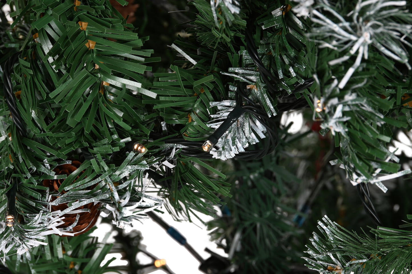 ARBOL PE METAL 70X70X150 170LED VERDE