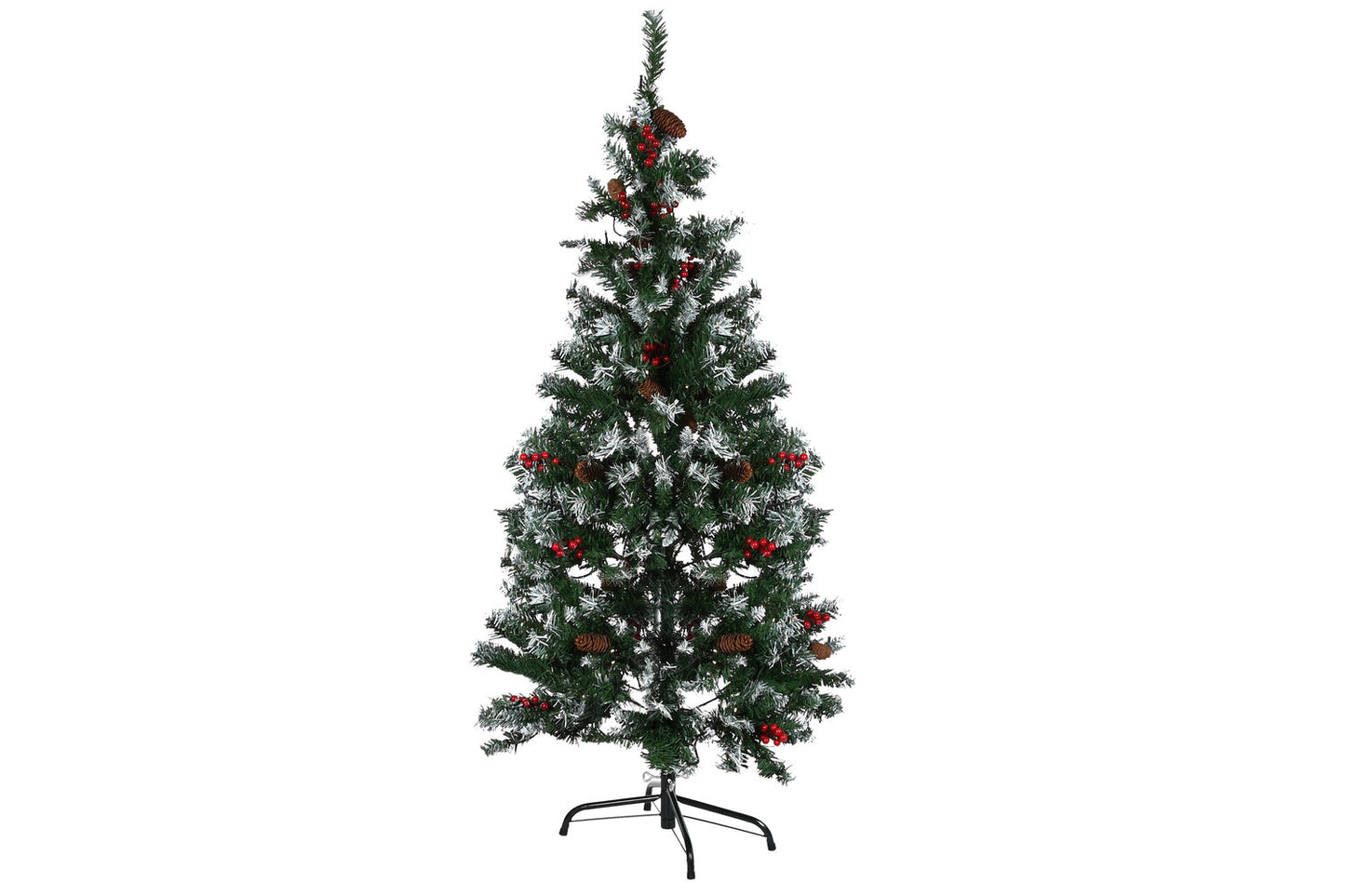 ARBOL PE METAL 70X70X150 170LED VERDE