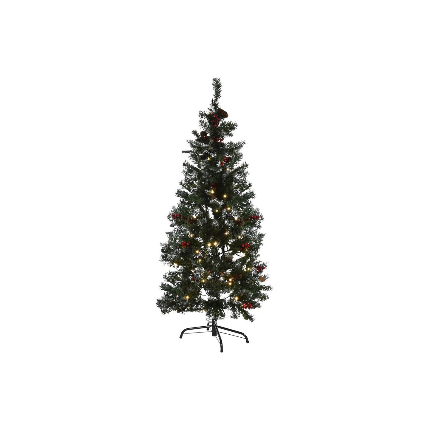 ARBOL PE METAL 70X70X150 170LED VERDE