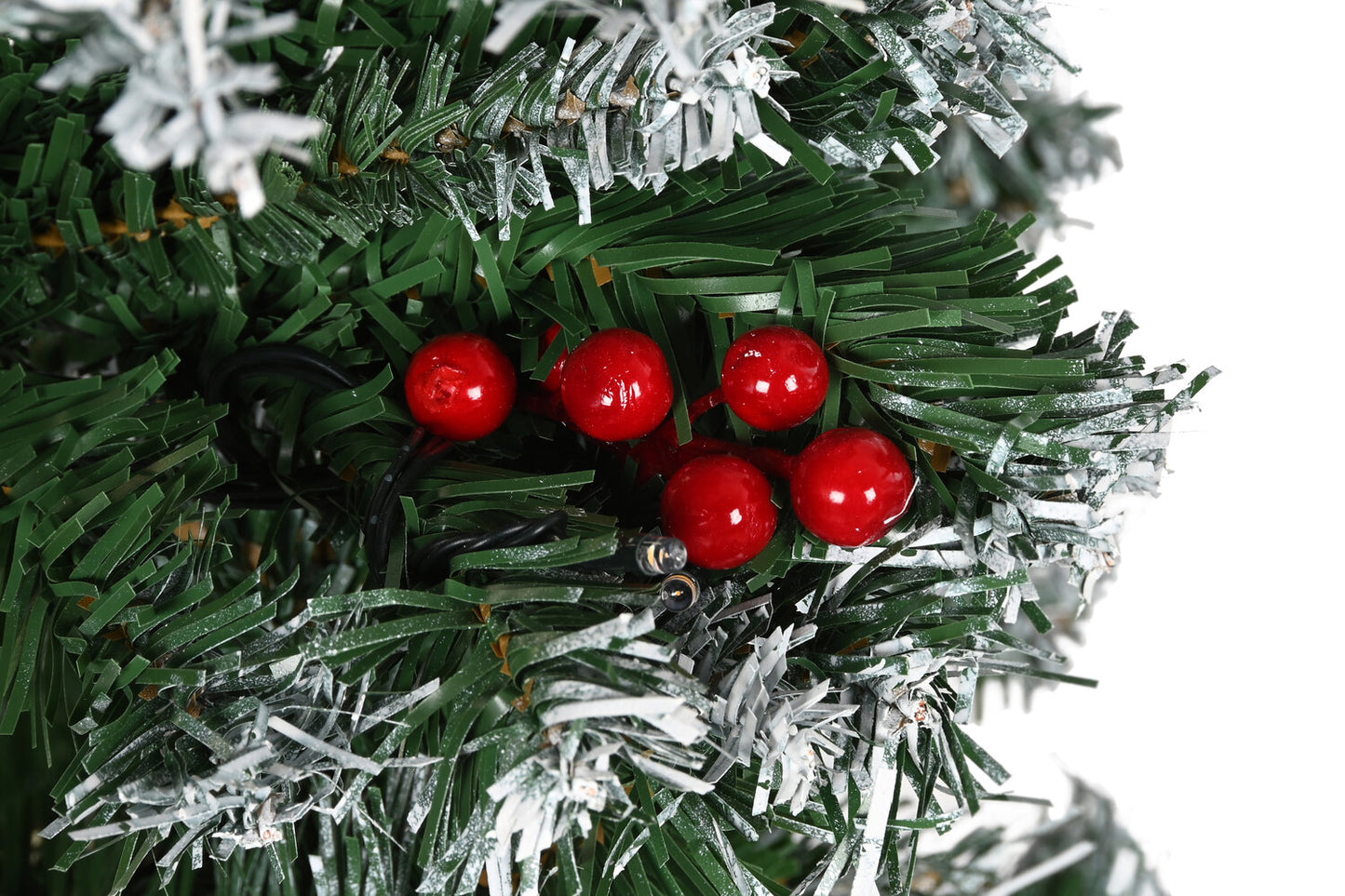 ARBOL PE METAL 70X70X210 300LED VERDE