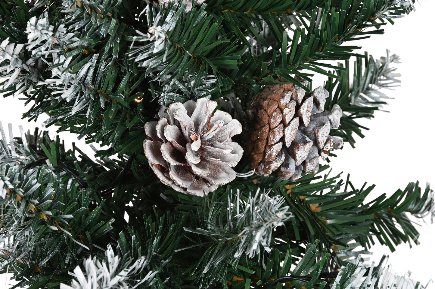 ARBOL PE METAL 80X80X150 200LED VERDE