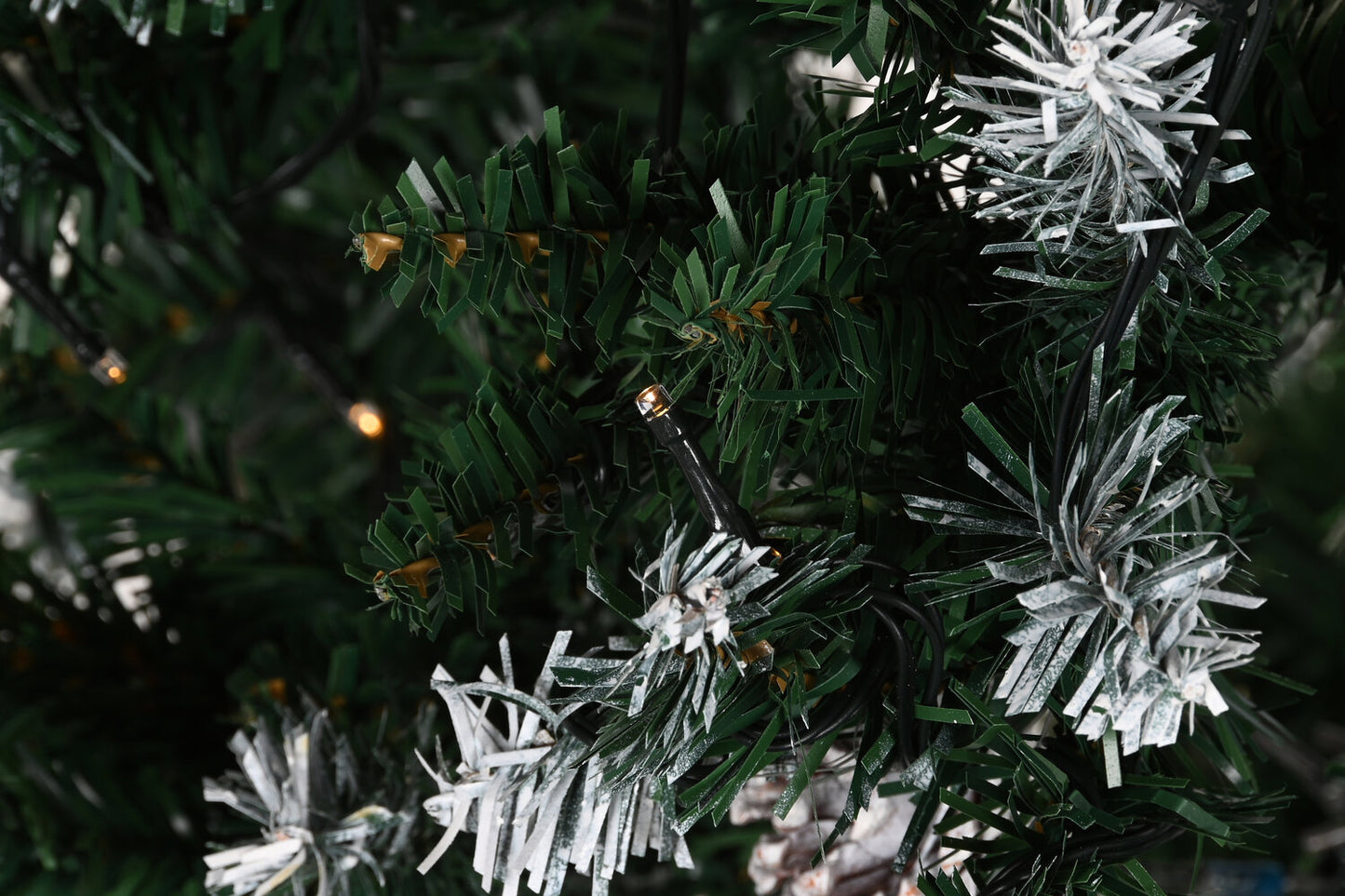 ARBOL PE METAL 80X80X150 200LED VERDE