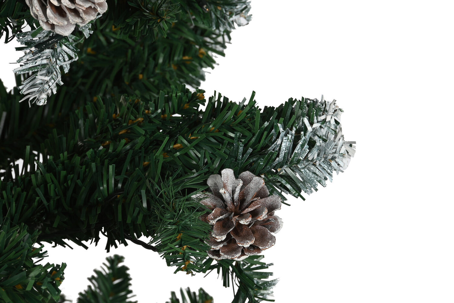 ARBOL PE METAL 90X90X180 250LED VERDE