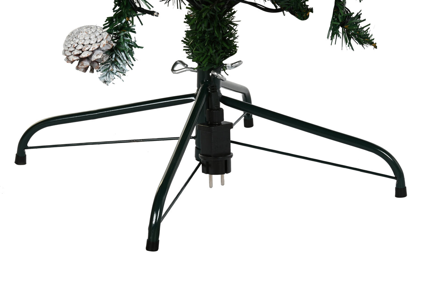 ARBOL PE METAL 90X90X180 250LED VERDE