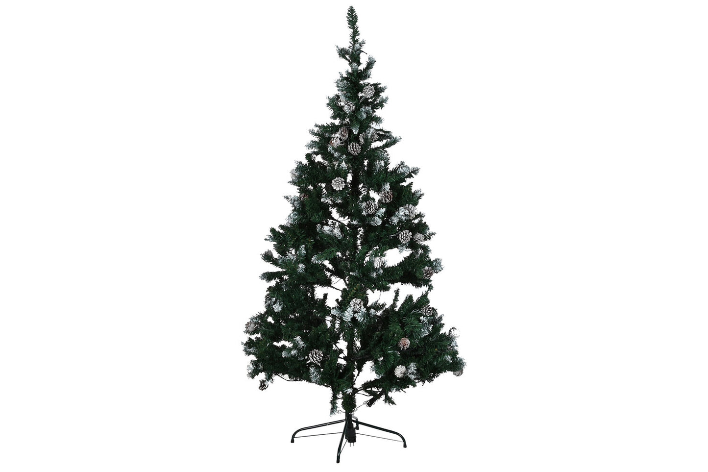 ARBOL PE METAL 90X90X180 250LED VERDE