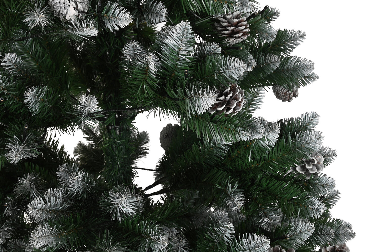 ARBOL PE METAL 1X1X210 350LED VERDE