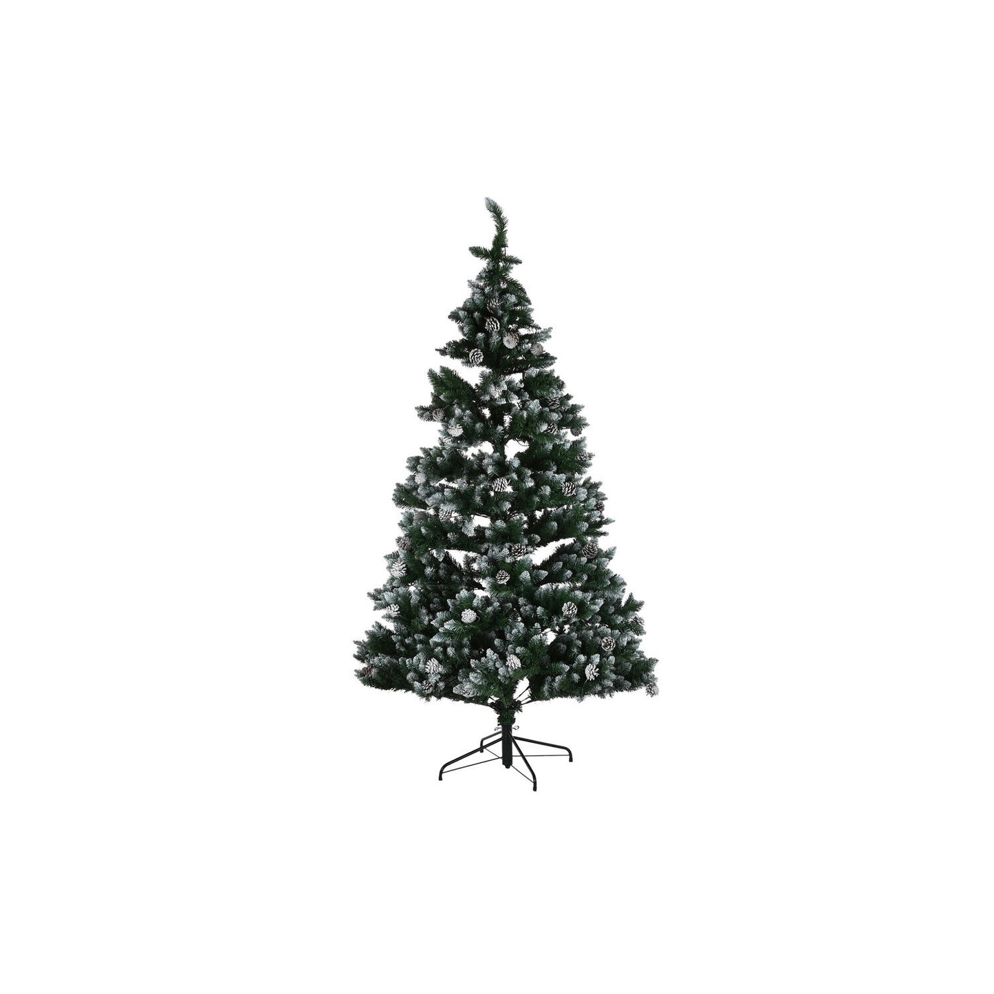 ARBOL PE METAL 1X1X210 350LED VERDE
