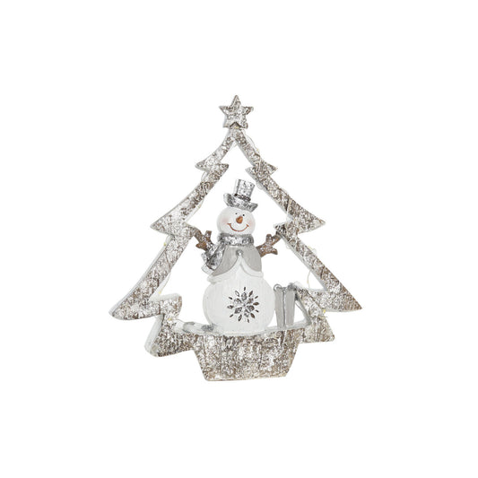 FIGURA RESINA LED 21:5X5X23:5 ARBOL BLANCO