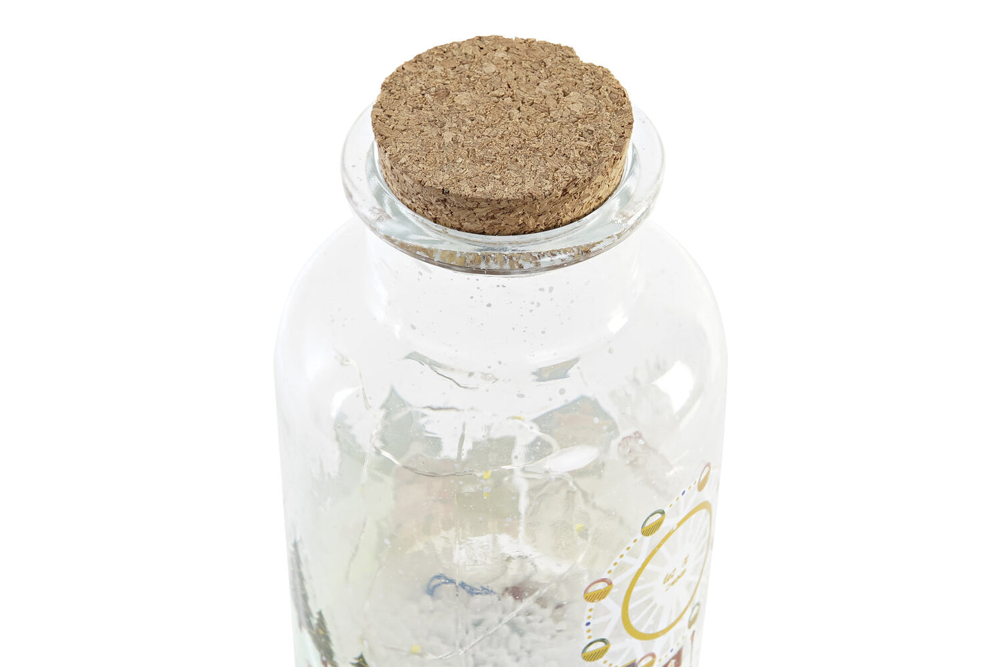 DECORACION LUMINOSA CRISTAL LED 10X10X18 BOTE