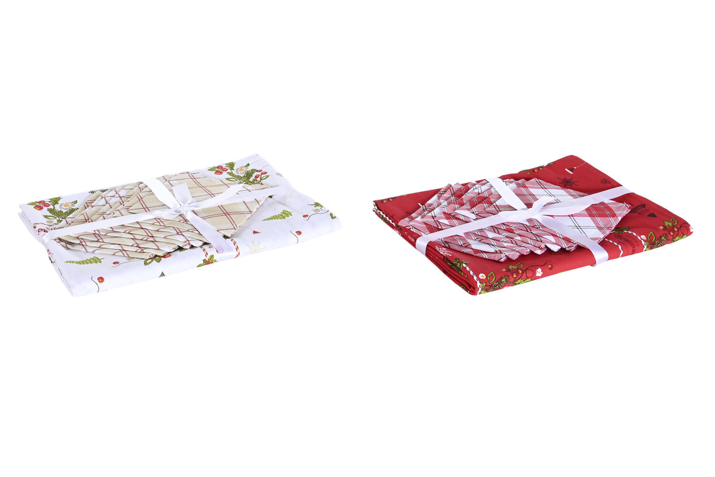 MANTEL SET 9 ALGODON 150X250X0:2 8SERV SERVILLETAS