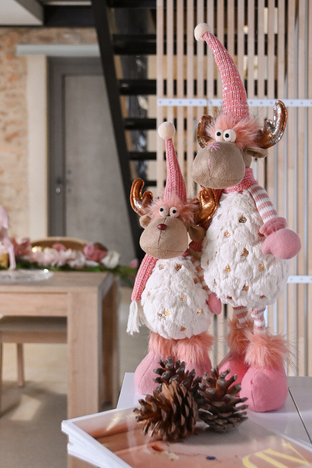 FIGURA POLIESTER 17X13X65 RENO ROSA