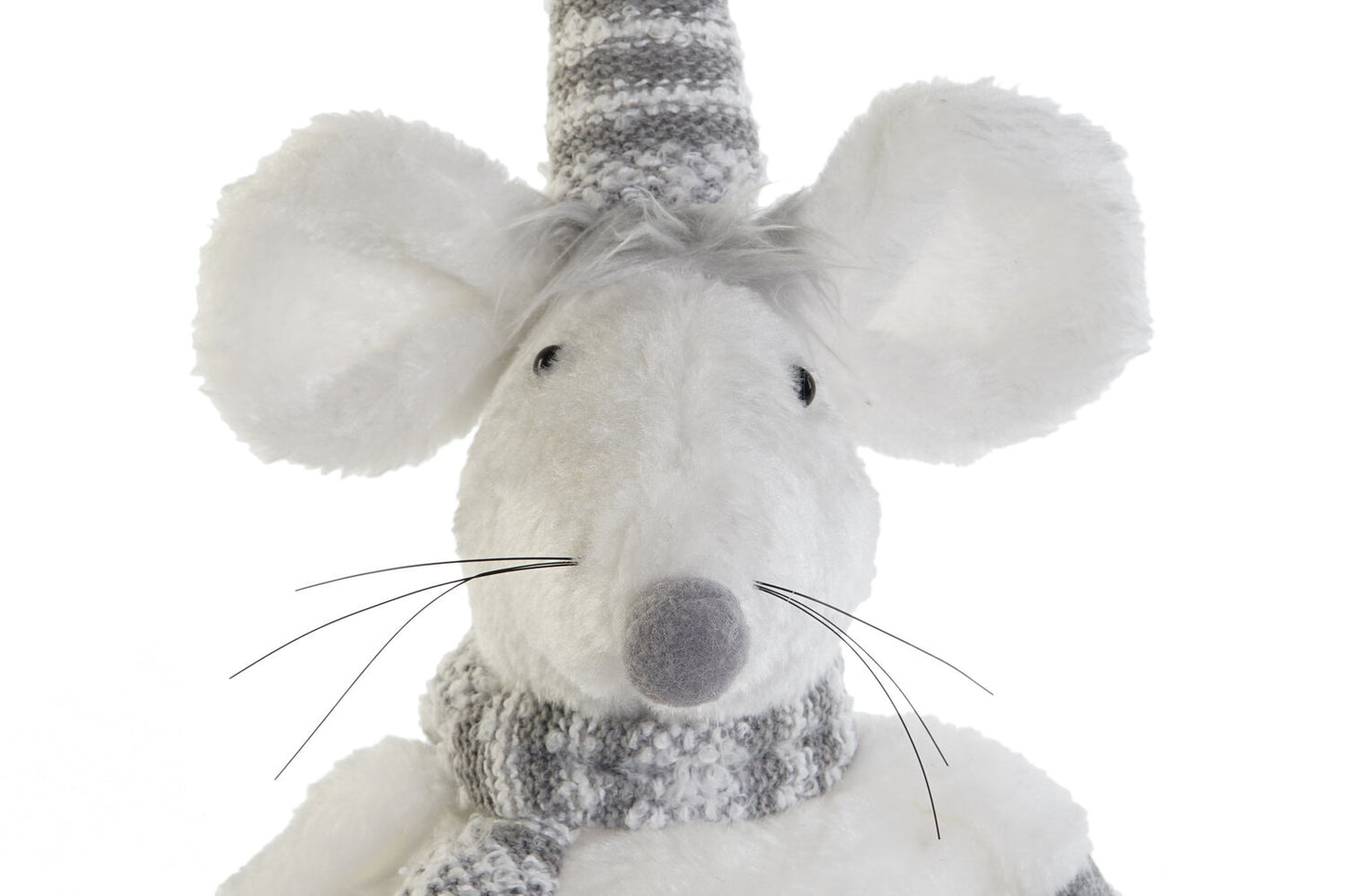 FIGURA POLIESTER 17X17X36 RATON BLANCO