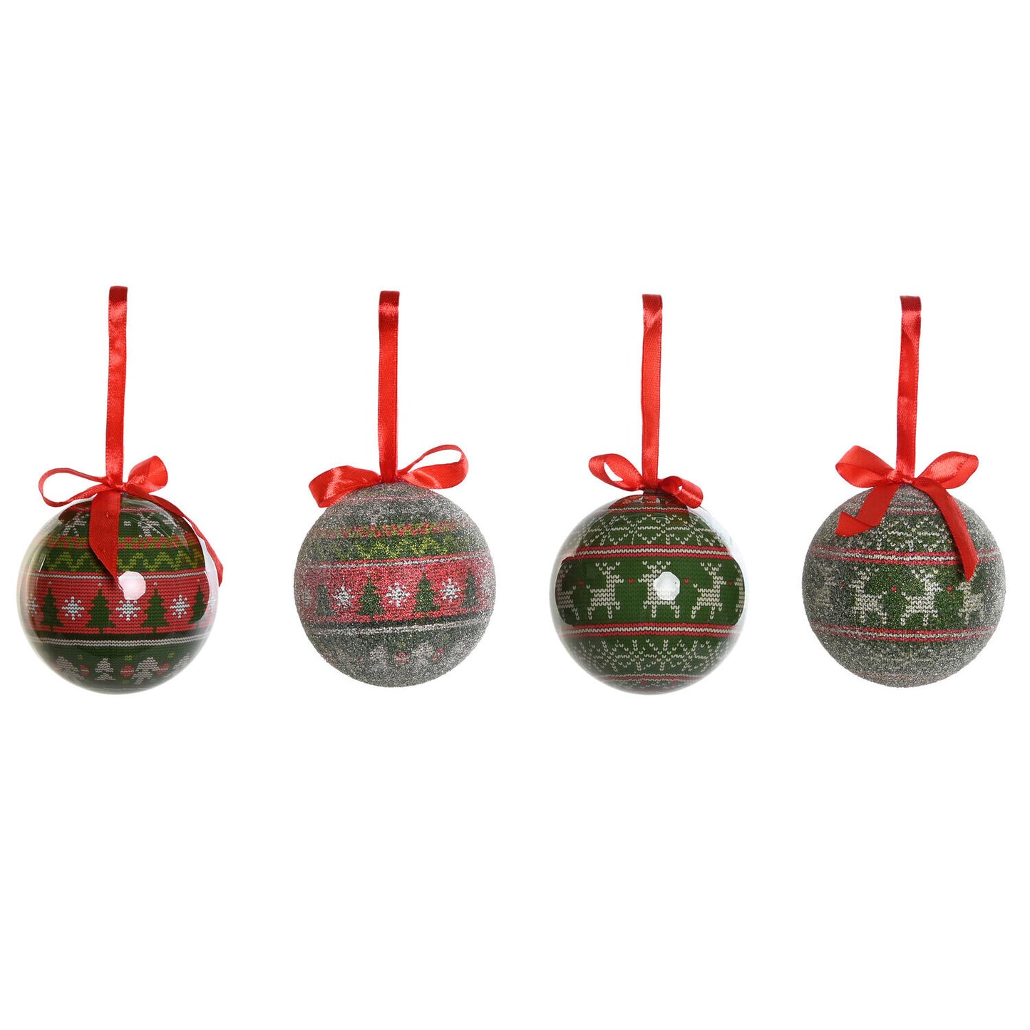 BOLA DECORACION SET 14 PVC 25X25X16 VERDE