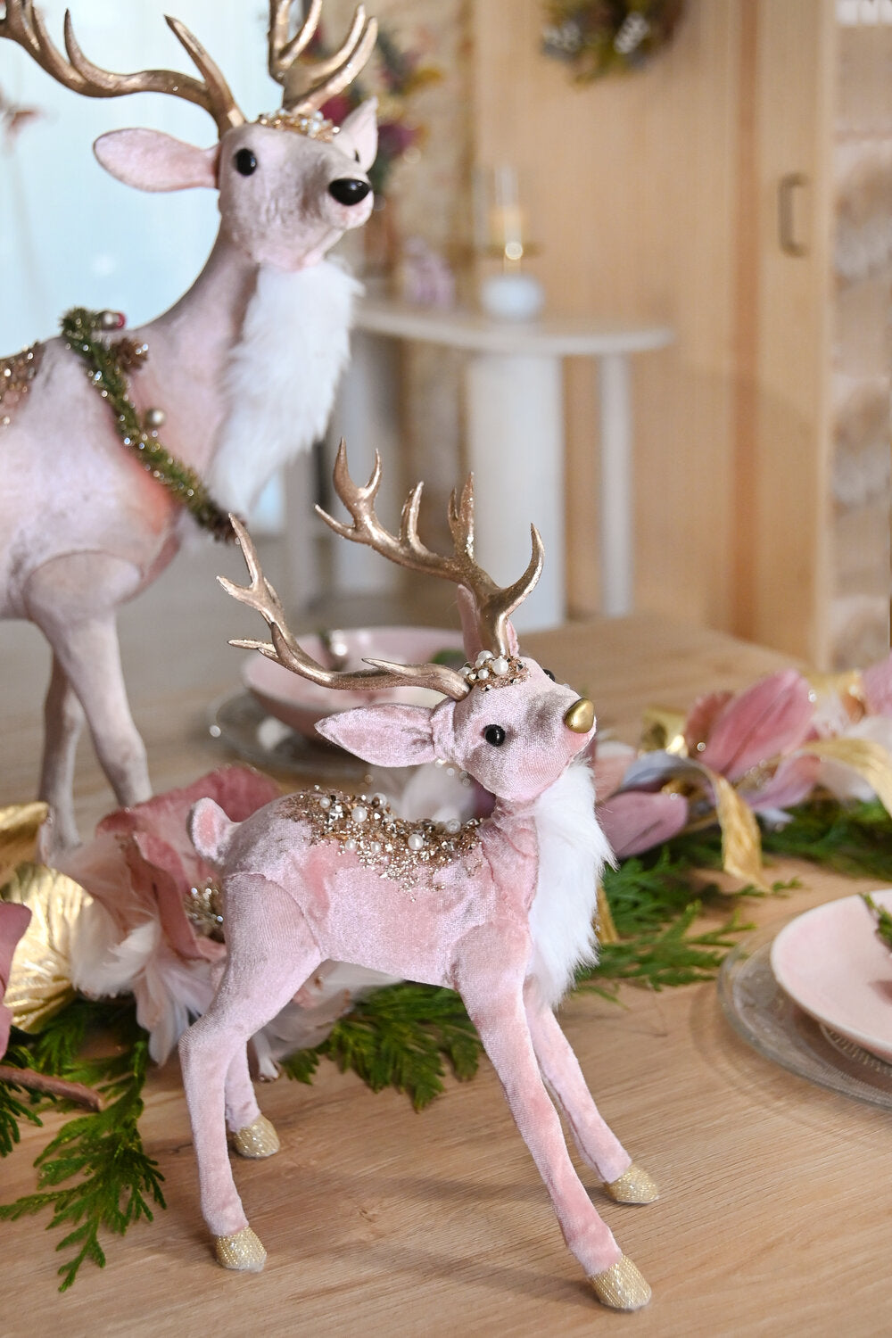 FIGURA ESPUMA POLIESTER 18X10X29 RENO ROSA