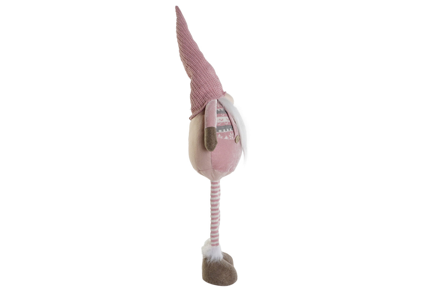 FIGURA POLIESTER 30X15X84 GNOMO ROSA