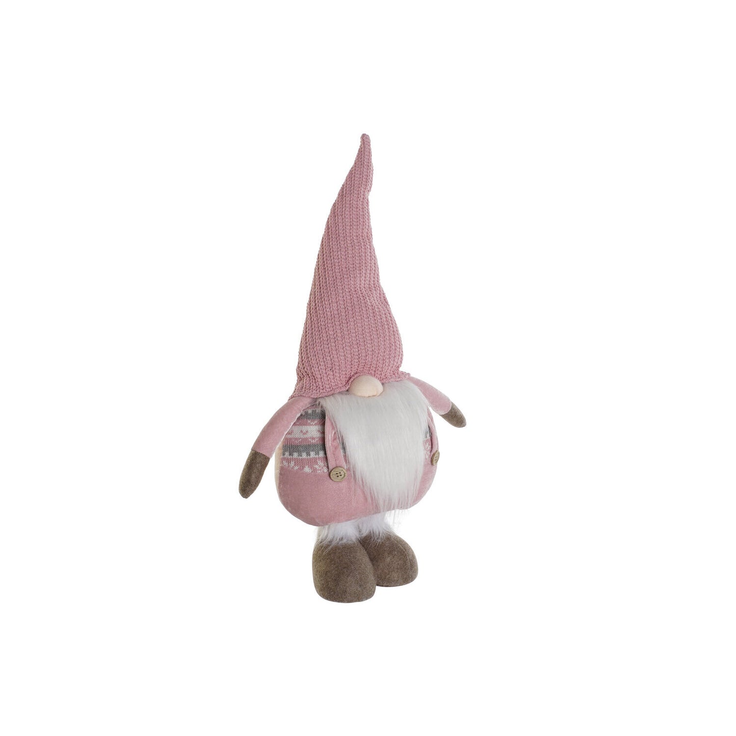 FIGURA POLIESTER 30X15X84 GNOMO ROSA