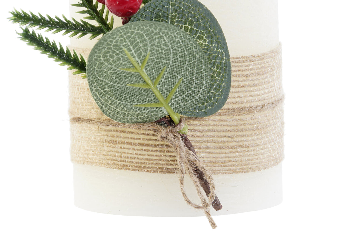 VELA LED CERA 7X7X12 162 GR: MOVIMIENTO BLANCO