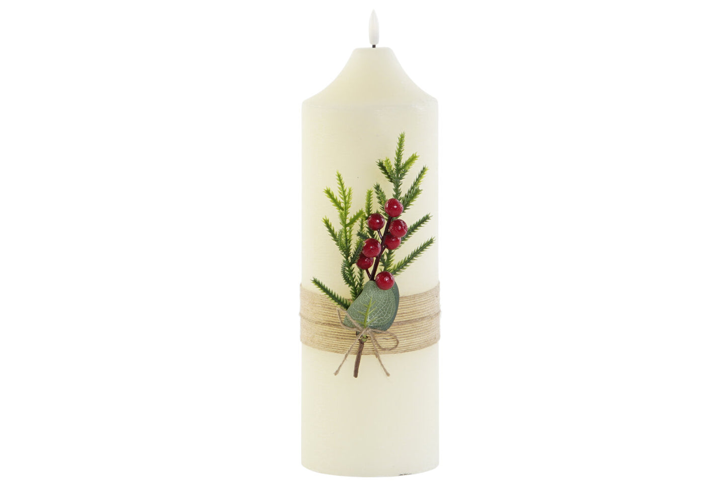 VELA LED CERA 10X10X30 1000 GR: MOVIMIENTO BLANCO