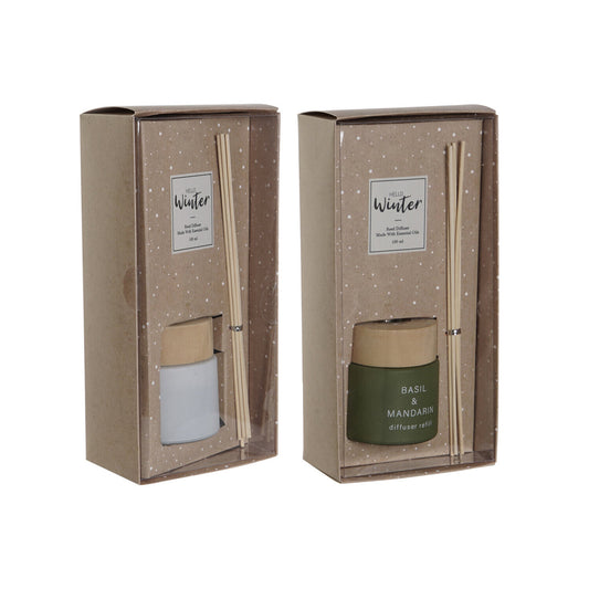 AMBIENTADOR CRISTAL MADERA 7X7X8 100 ML: BLANCO