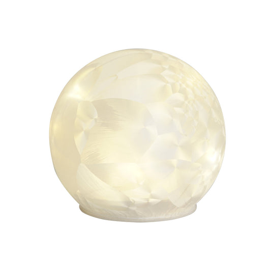 DECORACION LUMINOSA CRISTAL LED 12X12X12 BLANCO