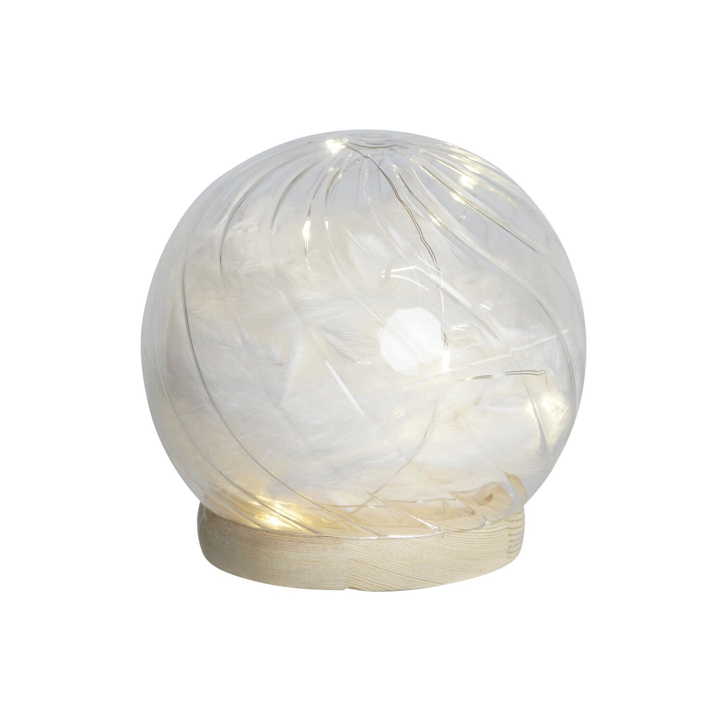 DECORACION LUMINOSA CRISTAL LED 15X15X15