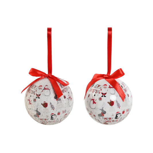 BOLA DECORACION SET 7 PVC 25X21:5X8:5 BLANCO