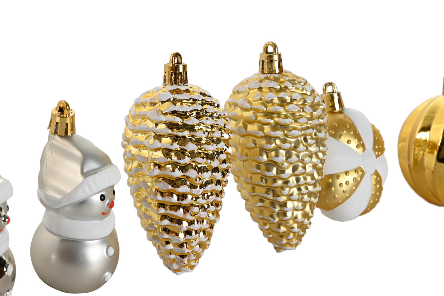 BOLA DECORACION SET 37 PVC 24X6X35 DORADO