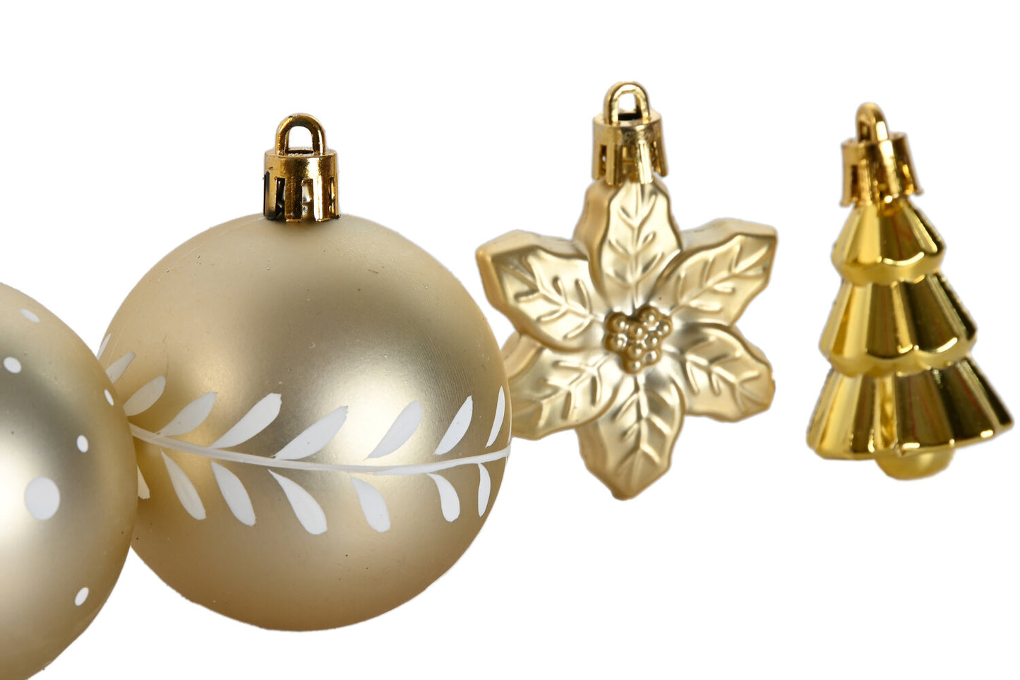 BOLA DECORACION SET 37 PVC 24X6X35 DORADO