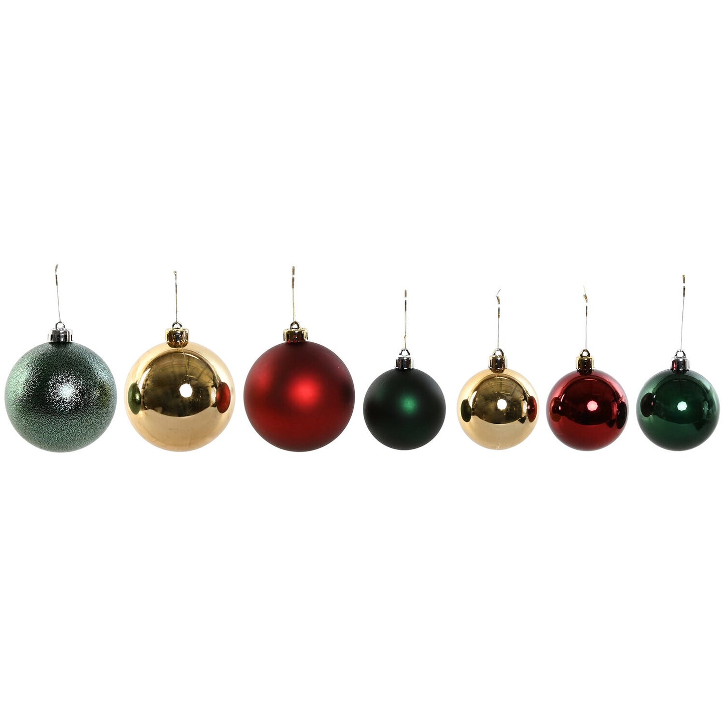 BOLA DECORACION SET 41 PE 25X25X25 6CM 8CM VERDE