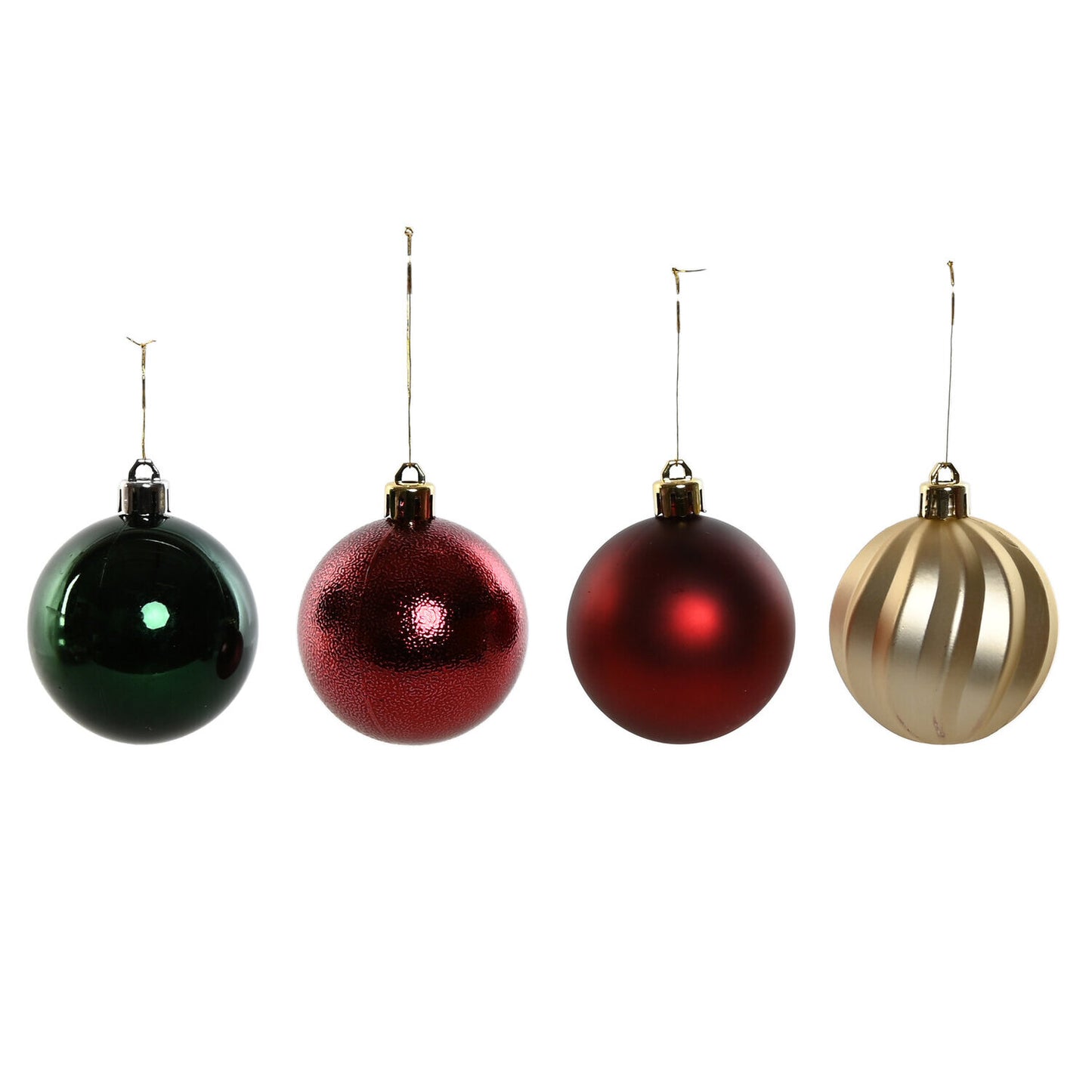 BOLA DECORACION SET 34 PE 28X12X42 6CM VERDE