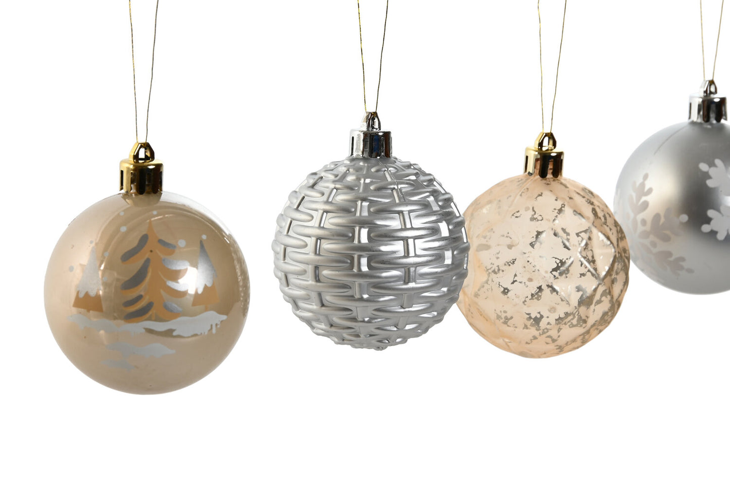 BOLA DECORACION SET 30 PE 16X16X31:5 6 CM CHAMPAN