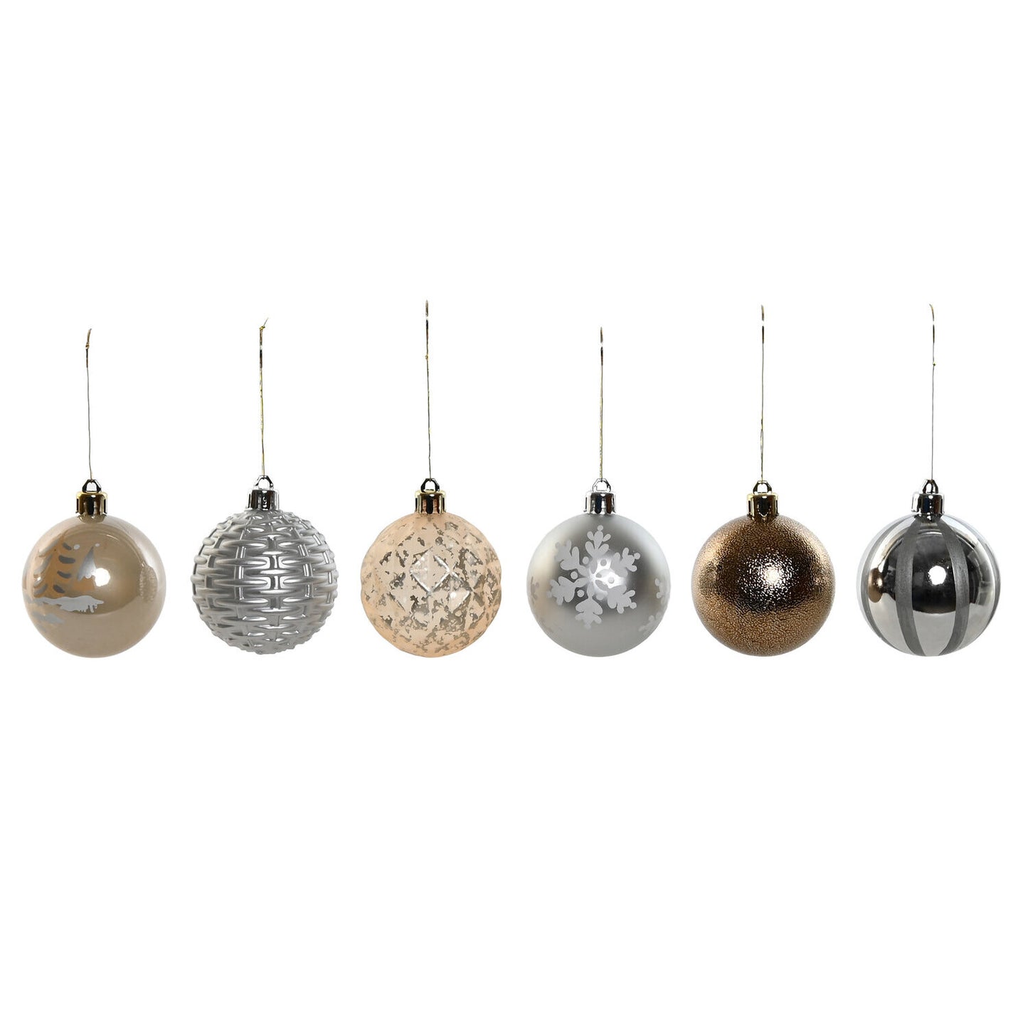 BOLA DECORACION SET 30 PE 16X16X31:5 6 CM CHAMPAN