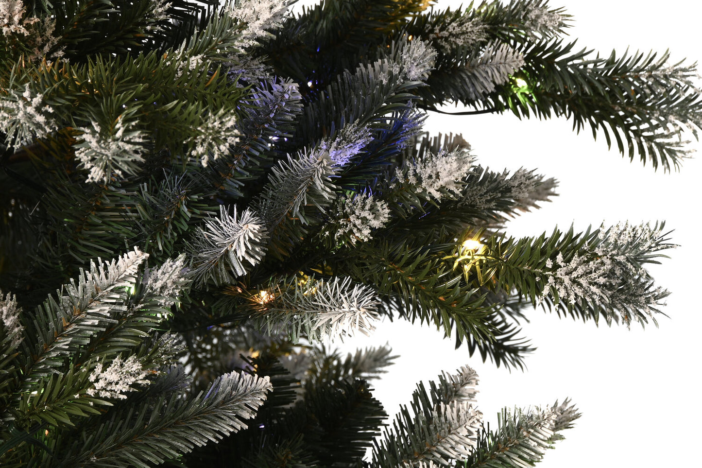 ARBOL LED PE 140X140X240 520L 1489 RAMAS NEVADO