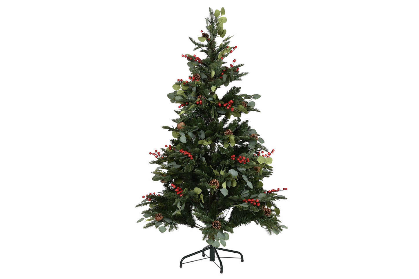 ARBOL LED PVC 95X95X150 160L EUCALIPTO VERDE