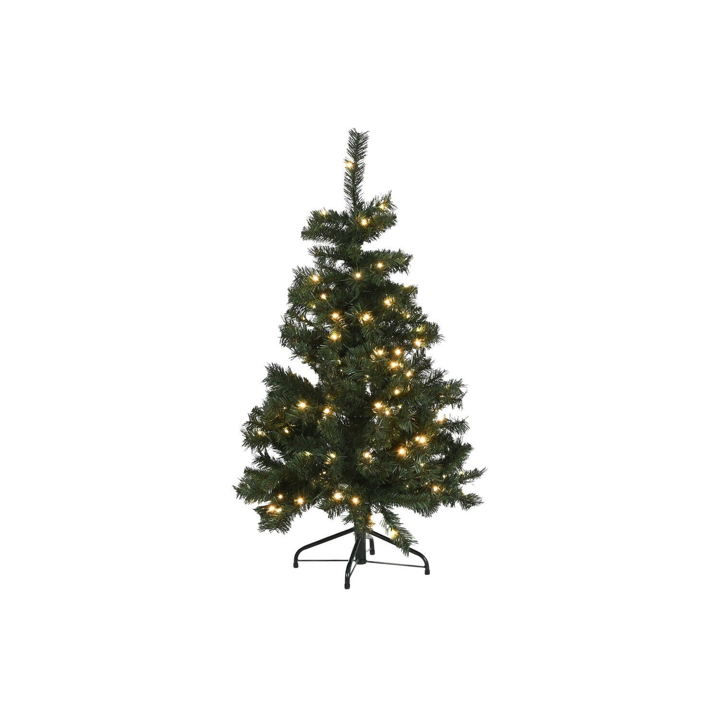 ARBOL LED PVC 76X76X120 130L 235 RAMAS VERDE