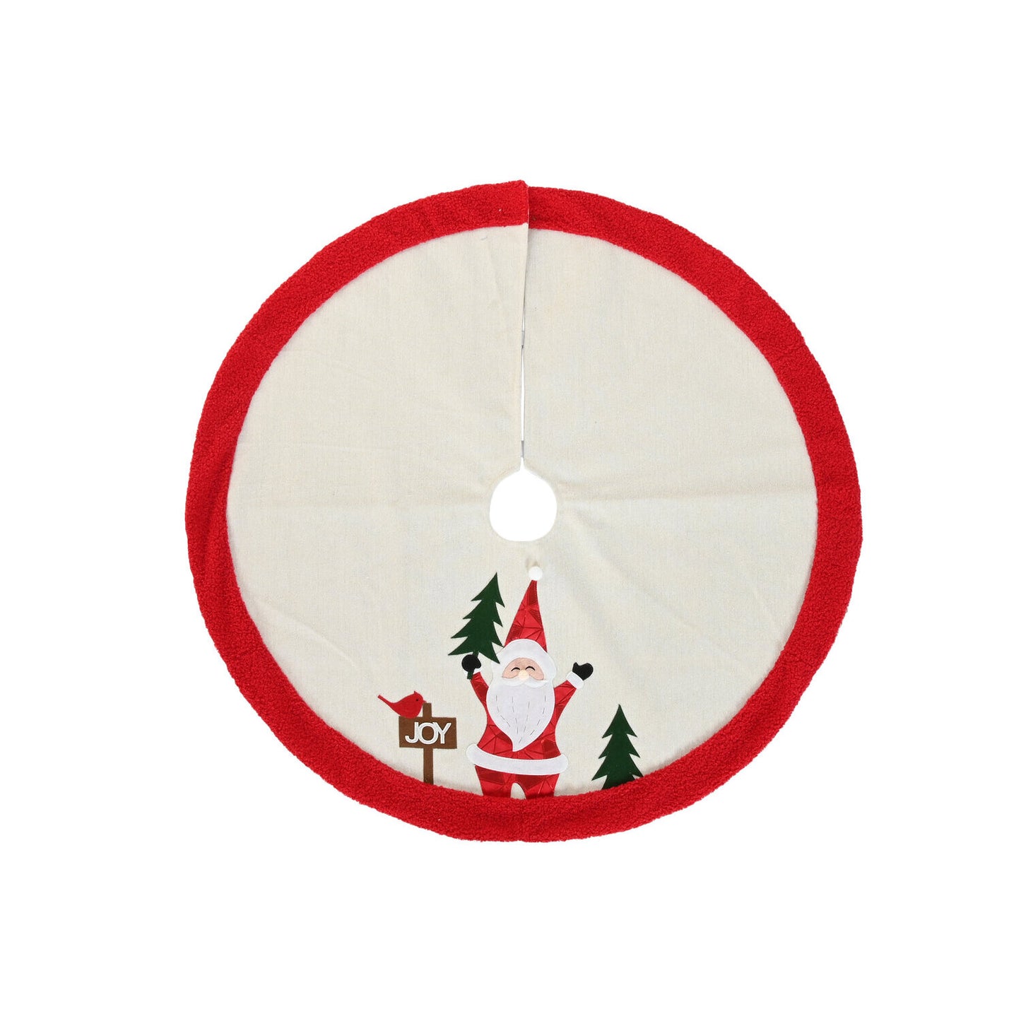 BASE ARBOL POLIESTER 90X90X2 CREMA
