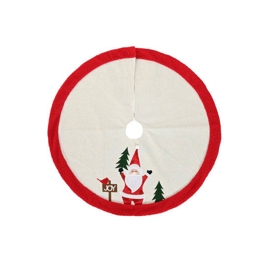 BASE ARBOL POLIESTER 90X90X2 CREMA