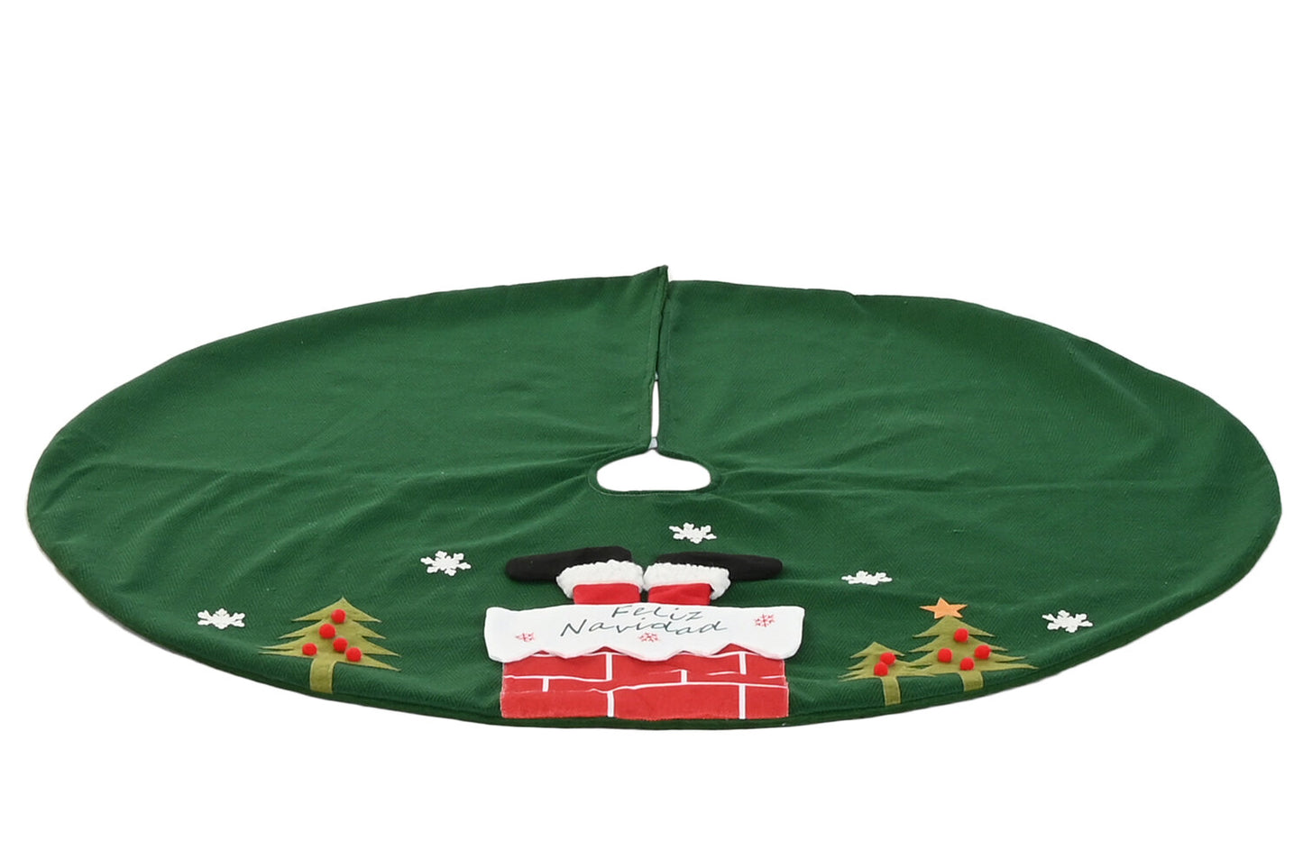 BASE ARBOL POLIESTER 105X105X2 VERDE