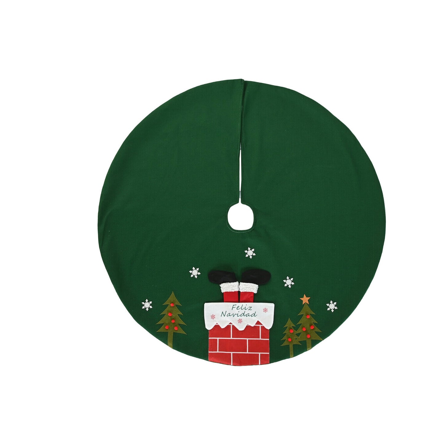 BASE ARBOL POLIESTER 105X105X2 VERDE