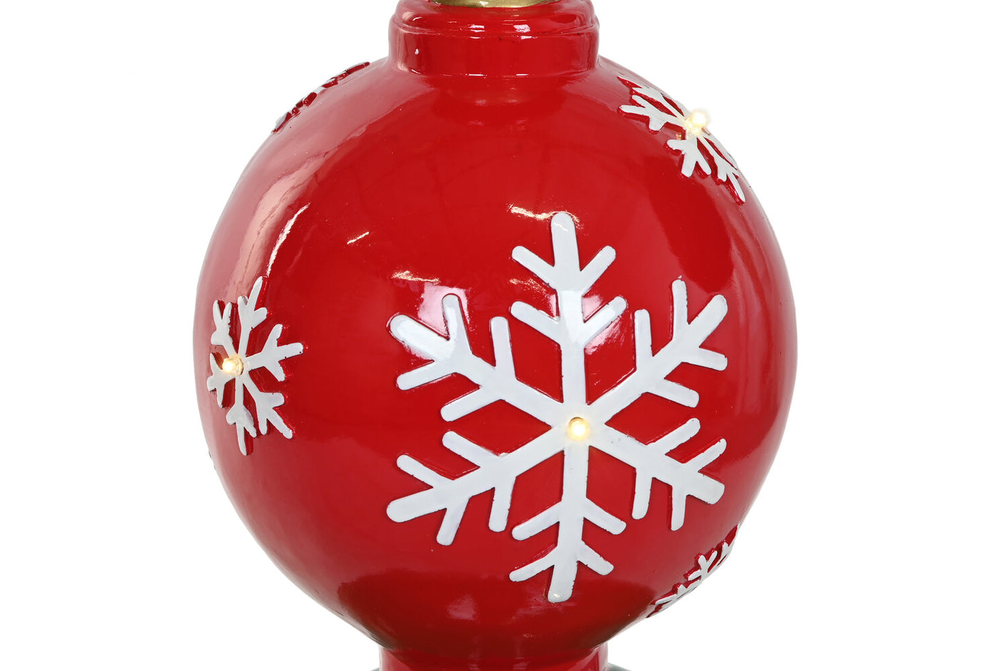 FIGURA LED RESINA 30X30X109 ROJO