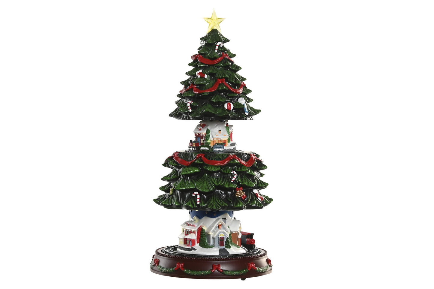 ARBOL LED PP 23:5X23:5X45:5 MOVIMIENTO MUSICAL