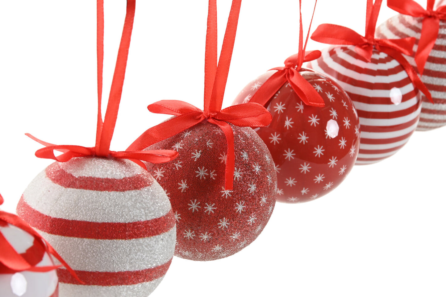 DECORACION COLGANTE SET 14 PVC 24X21X15:5 ROJO