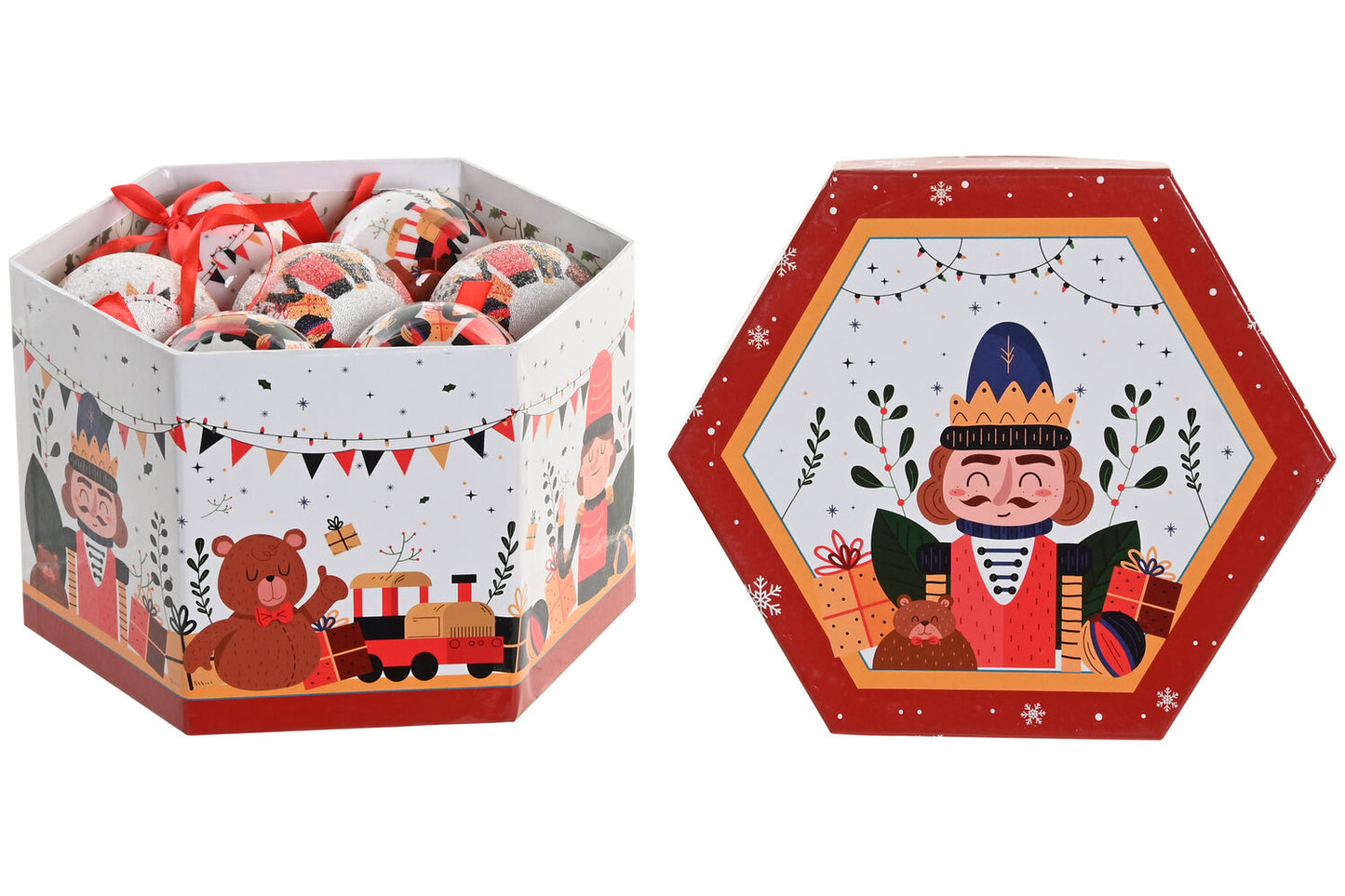 BOLA DECORACION SET 14 PVC 8X8X8 CASCANUECES