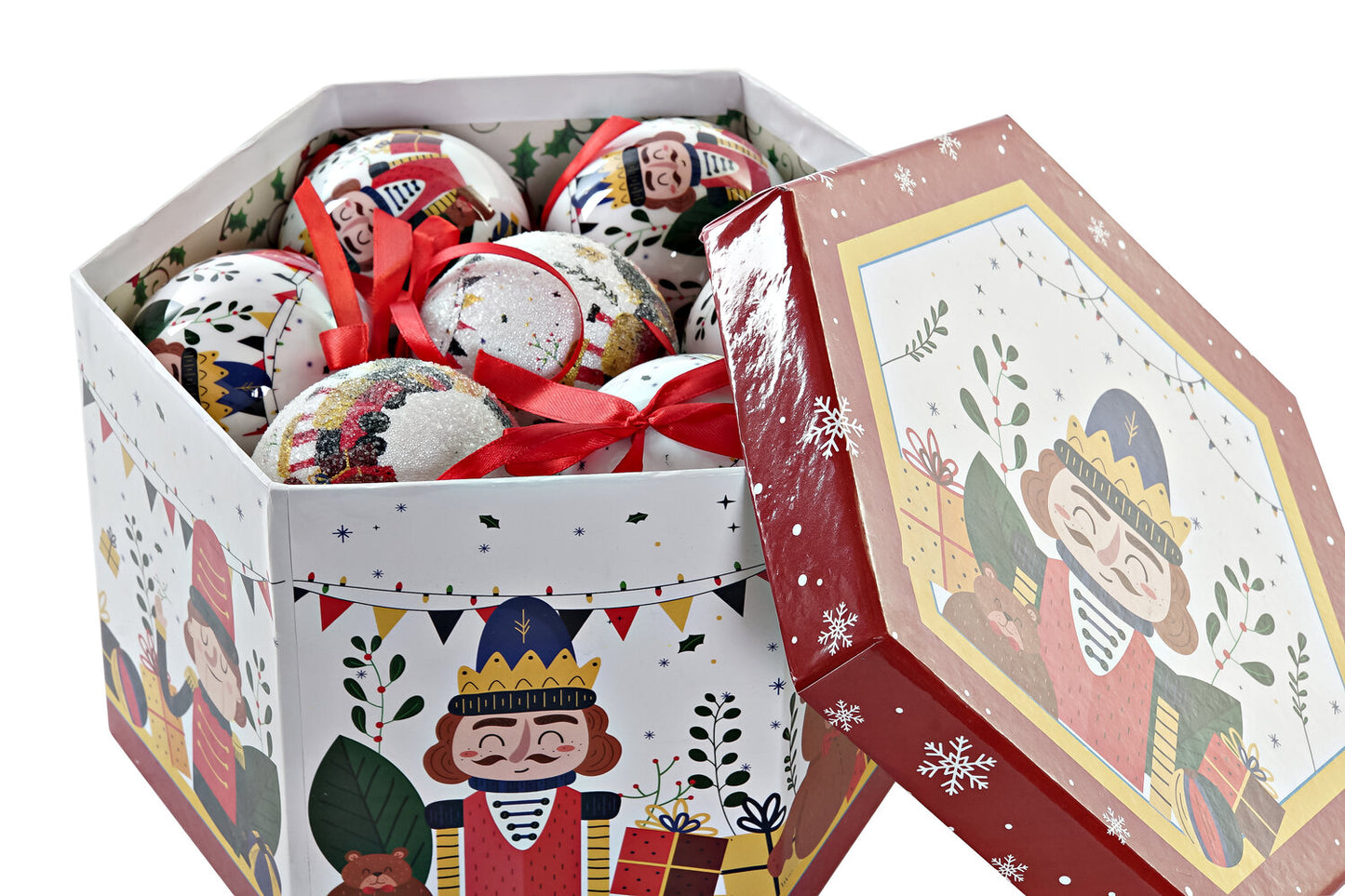 BOLA DECORACION SET 14 PVC 8X8X8 CASCANUECES