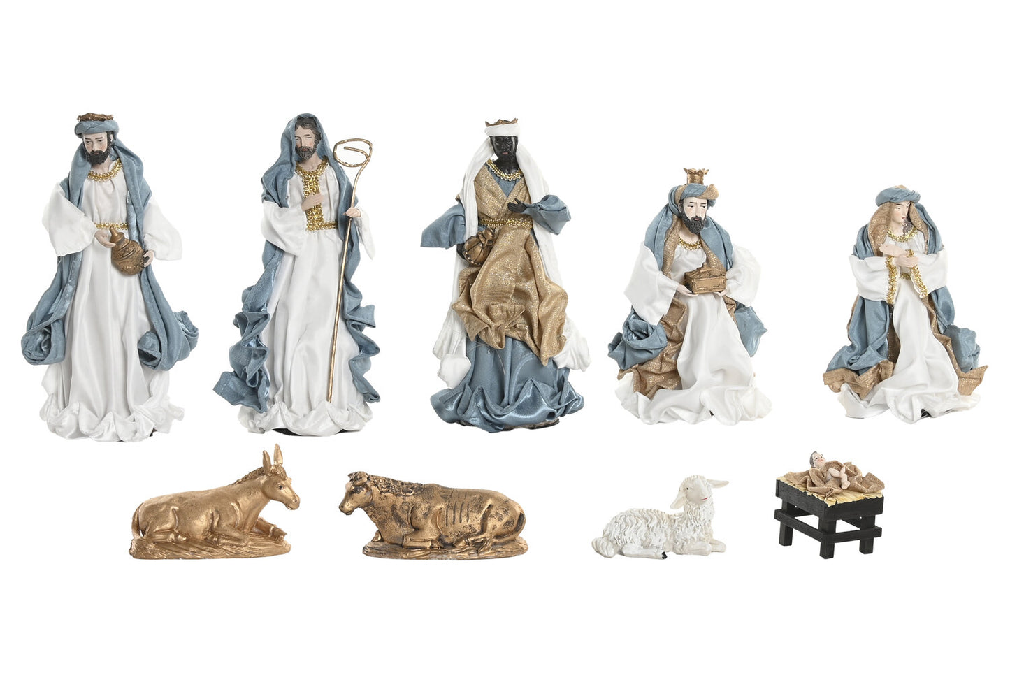 NACIMIENTO SET 9 POLIESTER 20X15X30 AZUL