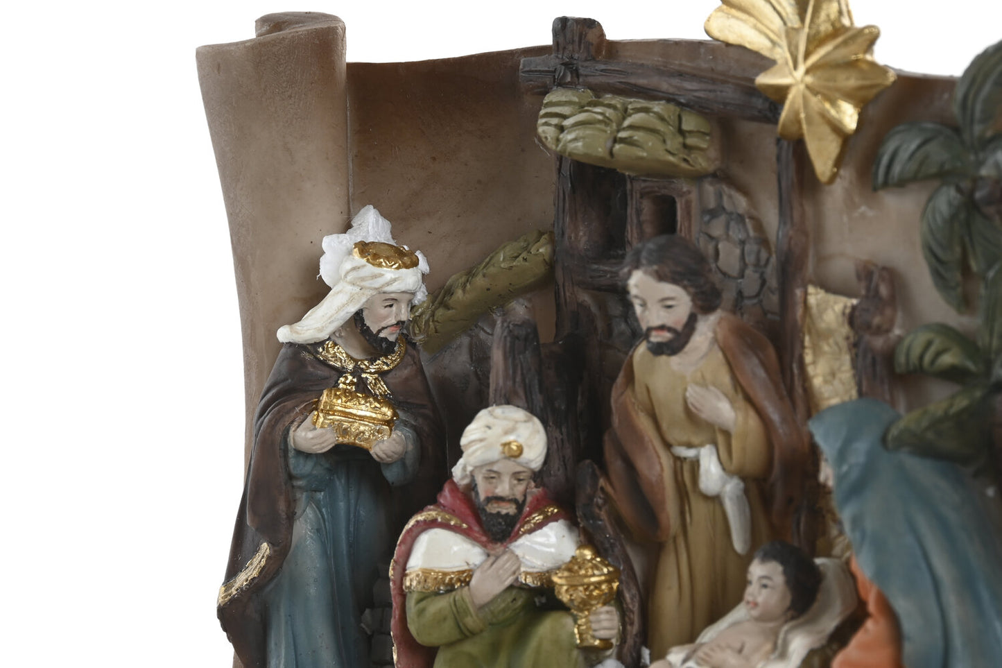 NACIMIENTO RESINA 21X8X12:5 MULTICOLOR