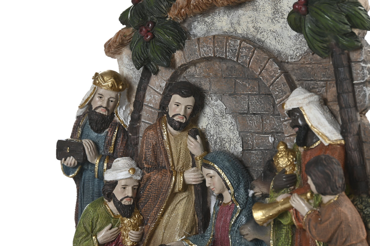 NACIMIENTO RESINA 21X6X19 MULTICOLOR