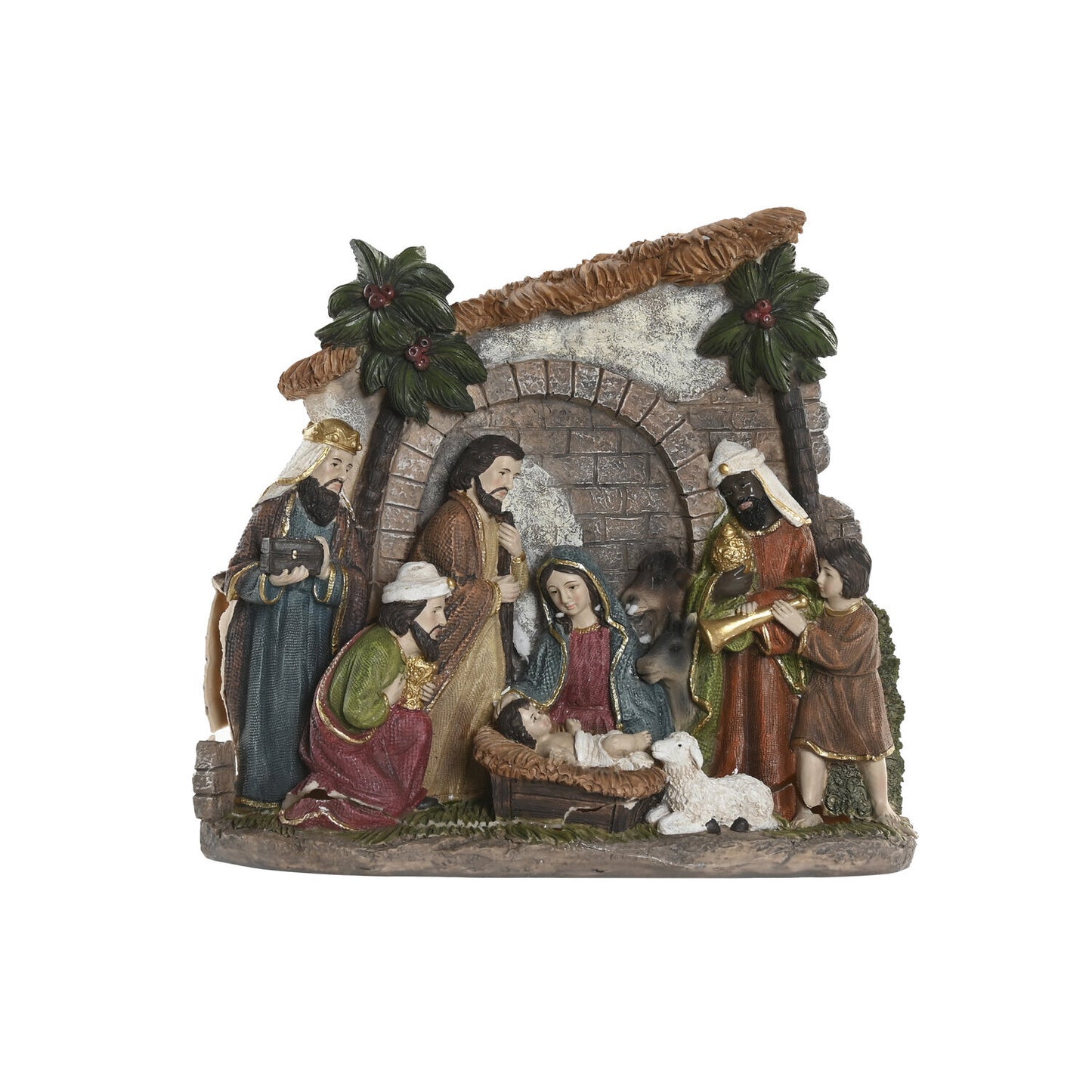 NACIMIENTO RESINA 21X6X19 MULTICOLOR