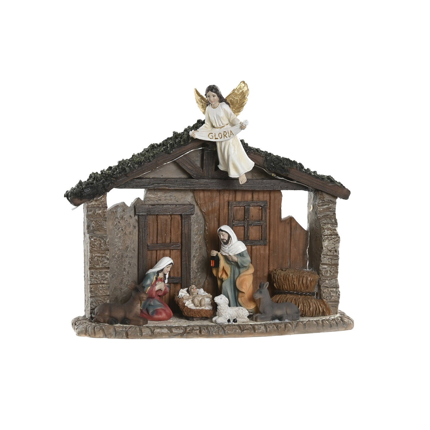 NACIMIENTO LED RESINA 21:5X8X17:5 MULTICOLOR